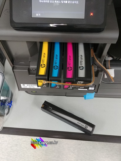 [금천구 복합기렌탈] HP 8610 컬러 무한잉크 복합기 - 화장품 사무실 설치후기